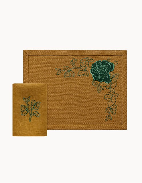 Peony placemat set 7